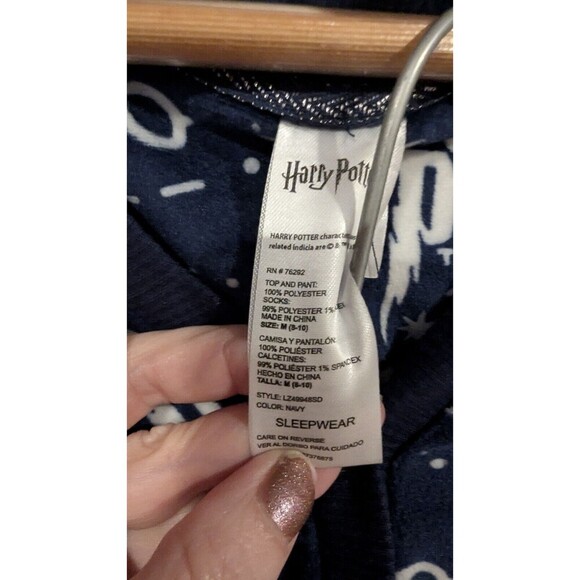 Wizarding World Women's Harry Potter Cozy 2-Piece Pajama Set SZ M Soft Lounge - Picture 5 of 5